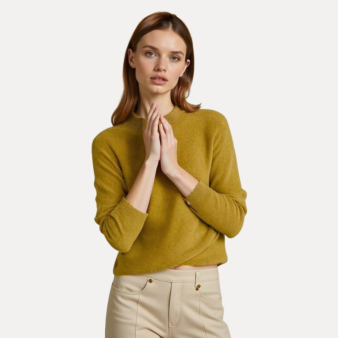 Pull en laine corail pour femmes
