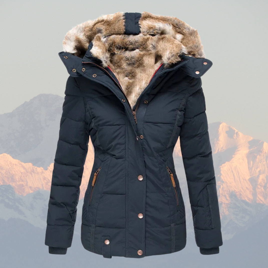 Manteau d'hiver femme chaud isolé imperméable en duvet
