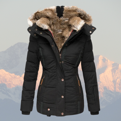Manteau d'hiver femme chaud isolé imperméable en duvet