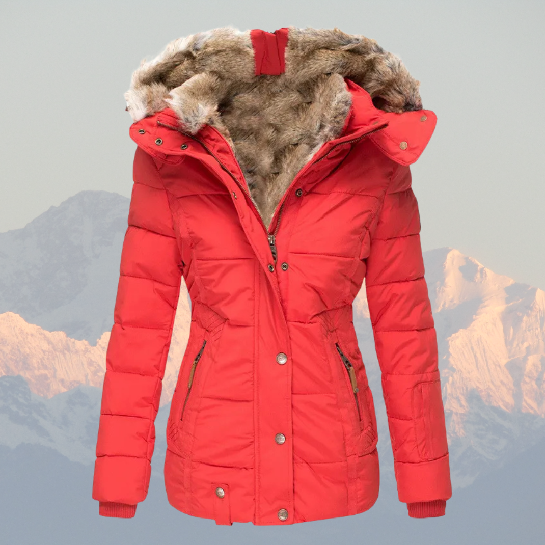 Manteau d'hiver femme chaud isolé imperméable en duvet