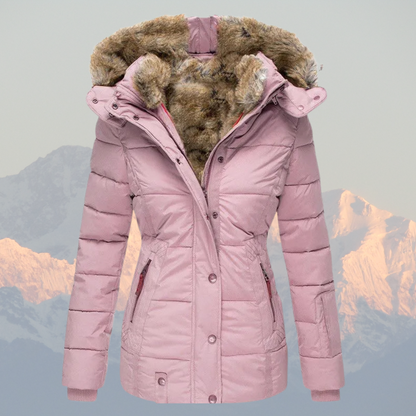 Manteau d'hiver femme chaud isolé imperméable en duvet