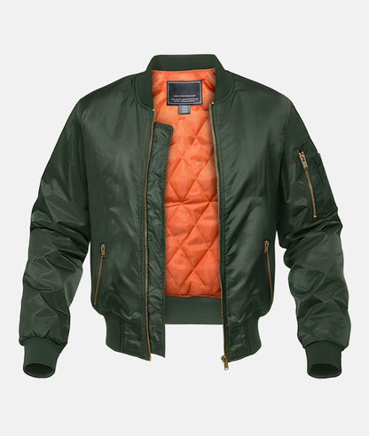 Blouson aviateur homme sportif col côtelé