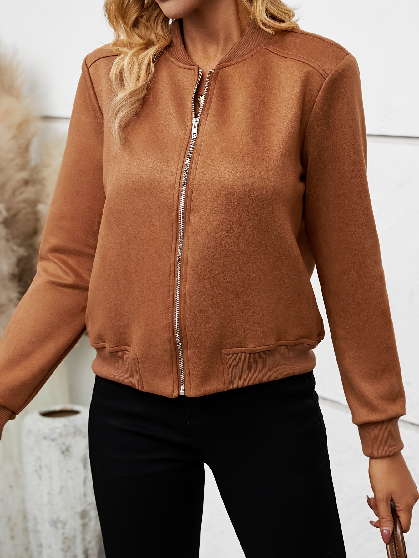 Bomber blouson femme zippé tendance