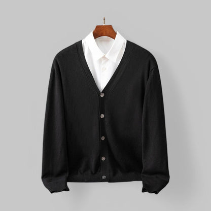 Cardigan stylé pour homme Col en V Tendance
