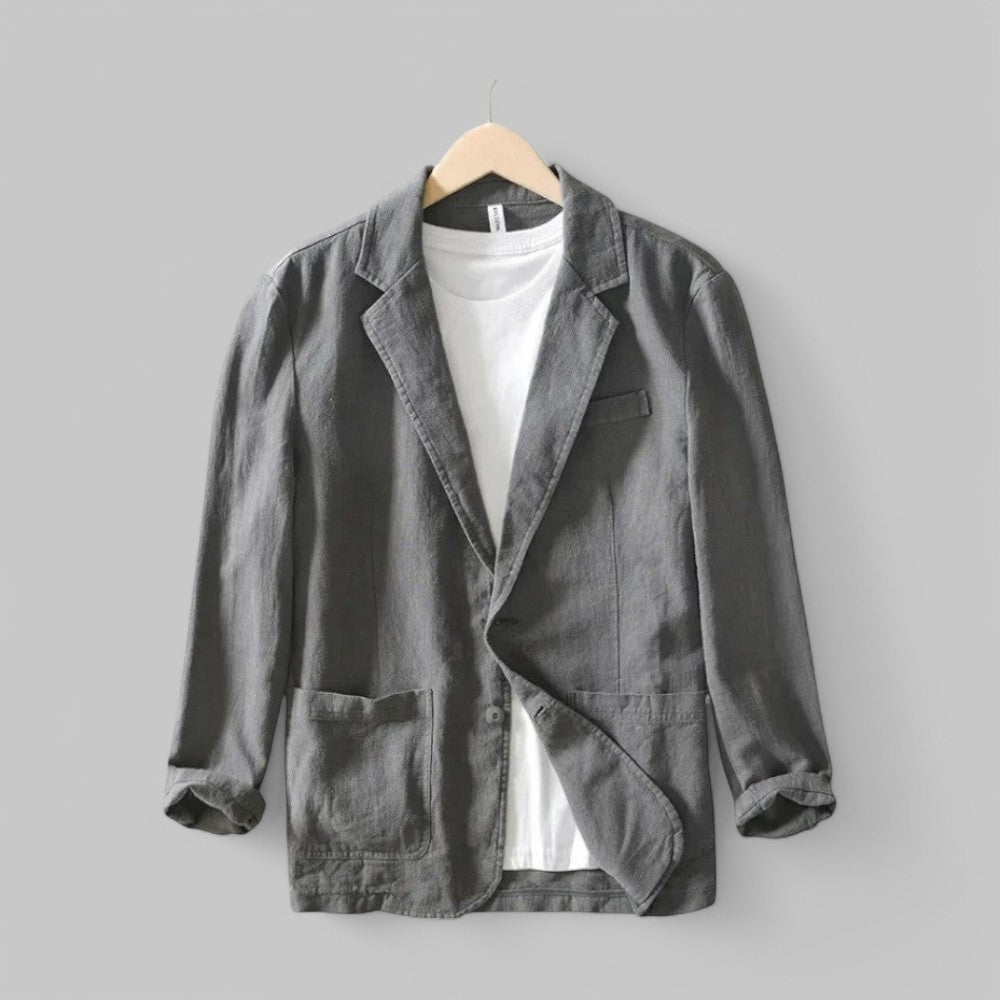 Gilet d'été en lin Léger et respirant