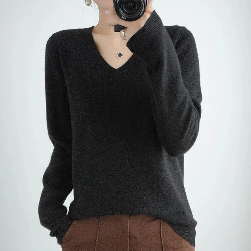 Pull-over d'hiver classique chaud intemporel