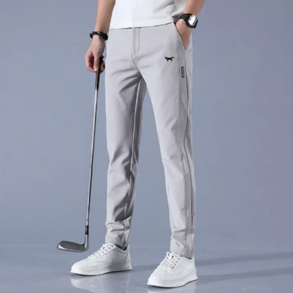 Herren Golfhose Lang Bein Sportlich - IdealeKleiden