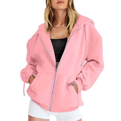 Veste sweat à capuche zippée classique