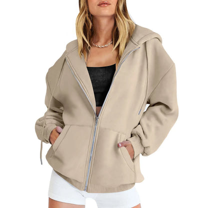 Veste sweat à capuche zippée classique