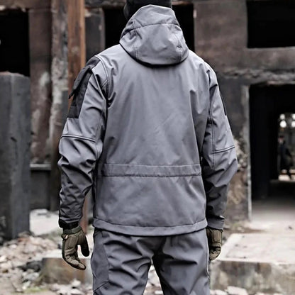 Praktisches Outfit | Kapuzenjacke und Cargo-Hose Set - IdealeKleiden