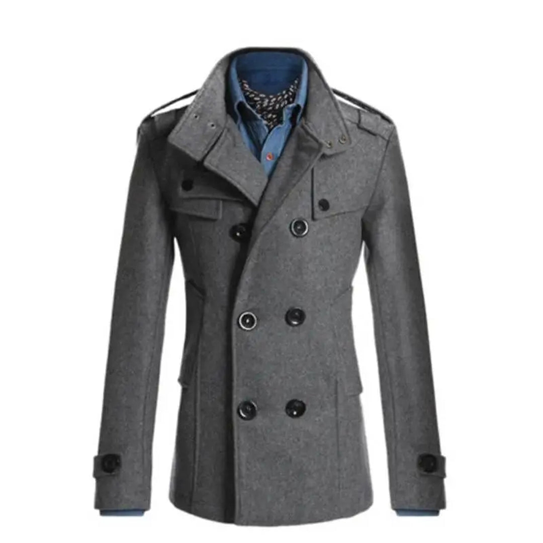 Veste femme élégante mélange de laine coupe ajustée