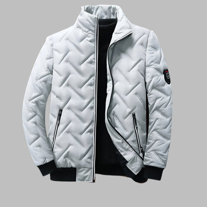 Coupe-vent zippé pratique pour homme