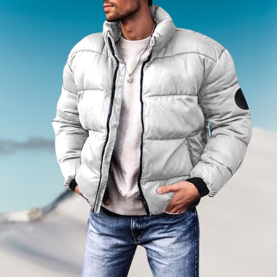Warme Herren-Pufferjacke Winterjacke Isolierung - IdealeKleiden