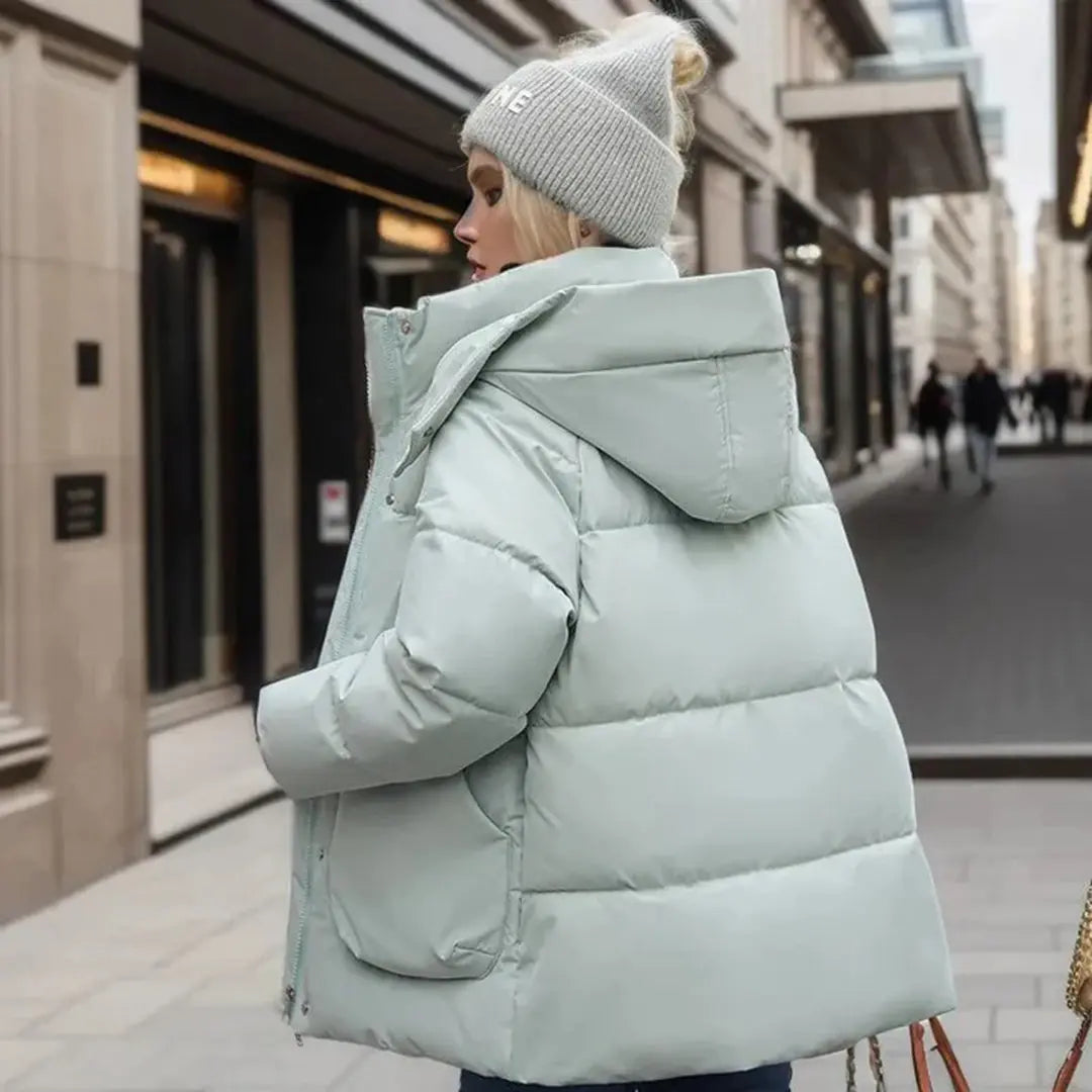 Winterjacke Steppmuster Damen Modern - IdealeKleiden