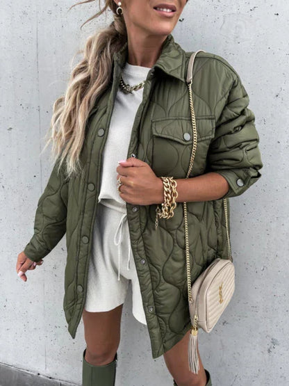 Manteau d'hiver femme moderne col