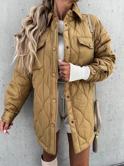 Manteau d'hiver femme moderne col