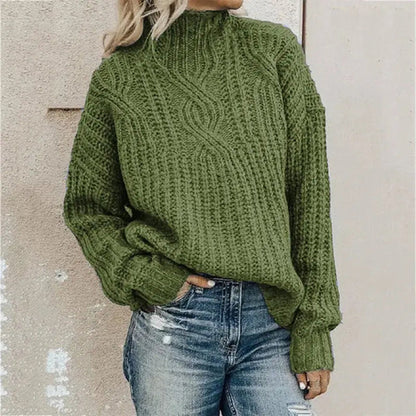 Pull-over en maille douce pour femme
