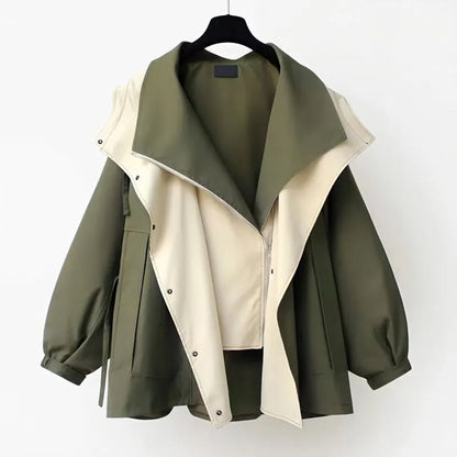 Trench-coat imperméable femme - Coupe oversize élégante