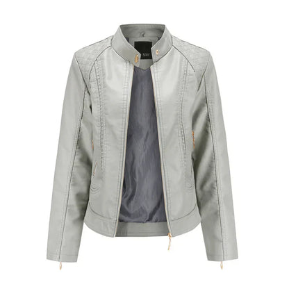 Alda - Blouson en cuir Modern Chic