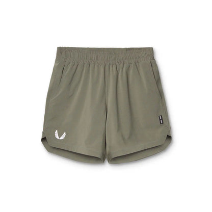 Shorts de course pour hommes 2-en-1 avec cordon de serrage