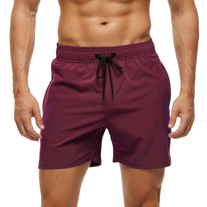Short de sport élastique homme avec cordon de serrage