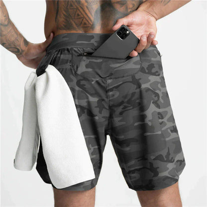 Short de sport léger pour homme avec cordon de serrage