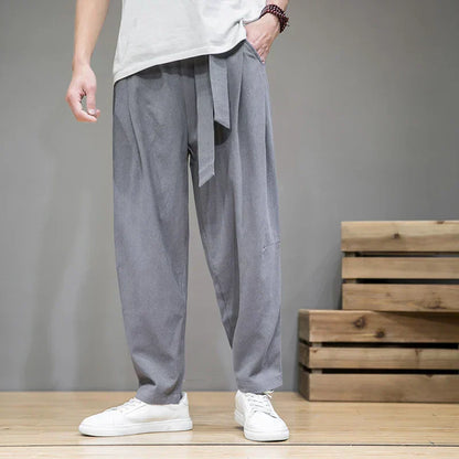Pantalon décontracté coupe relax homme