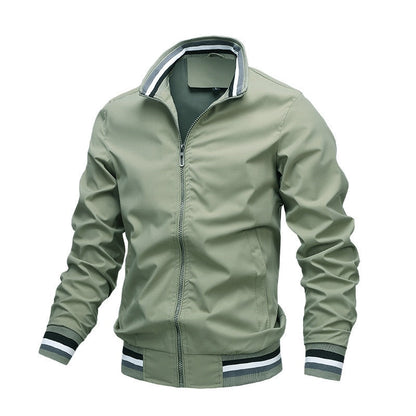 Blouson homme à rayures au design moderne