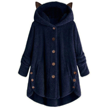 Veste pour chat douce doublée de peluche chaude