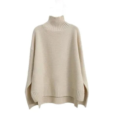 Pulls à Col Roulé Oversize Femme Doux & Confortables