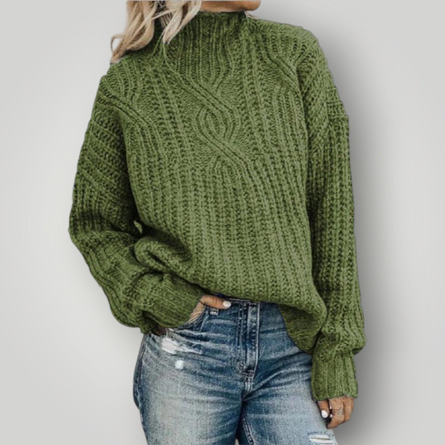 Pull en tricot femme chaud et stylé