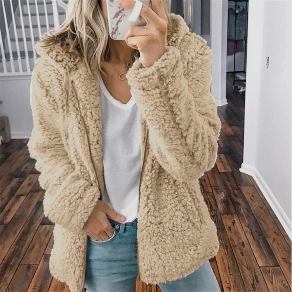 Veste femme souple capuche confort