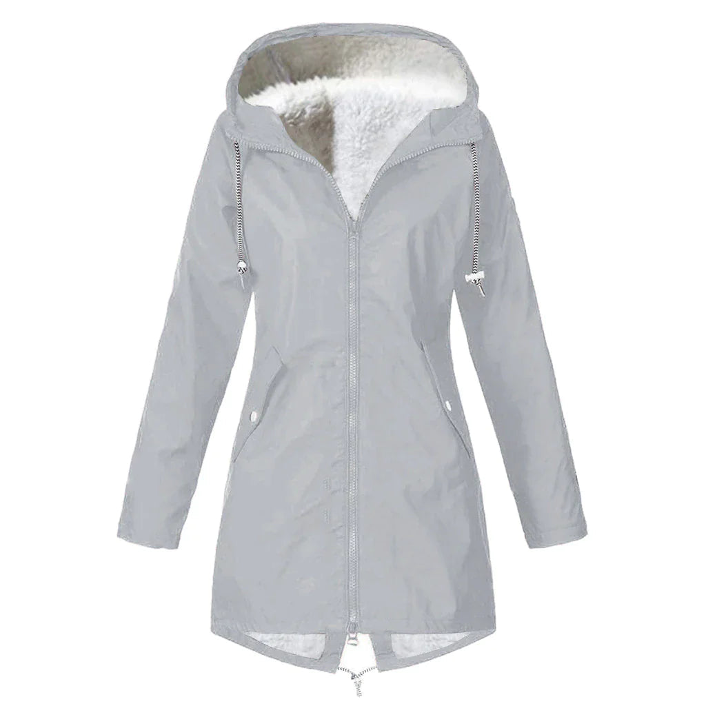 Veste polaire imperméable Femme Chaude et Confortable Automne Hiver