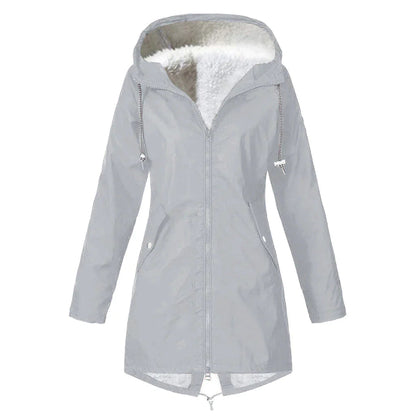 Veste polaire imperméable Femme Chaude et Confortable Automne Hiver
