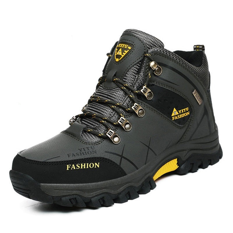 Herren Winterstiefel Wasserdicht Leder - IdealeKleiden