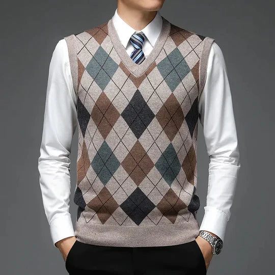 Stylischer Herrenpullover Modern Design - IdealeKleiden