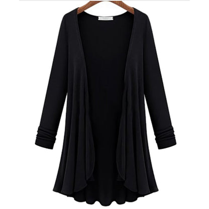 Robe d'automne élégante à volants pour femme