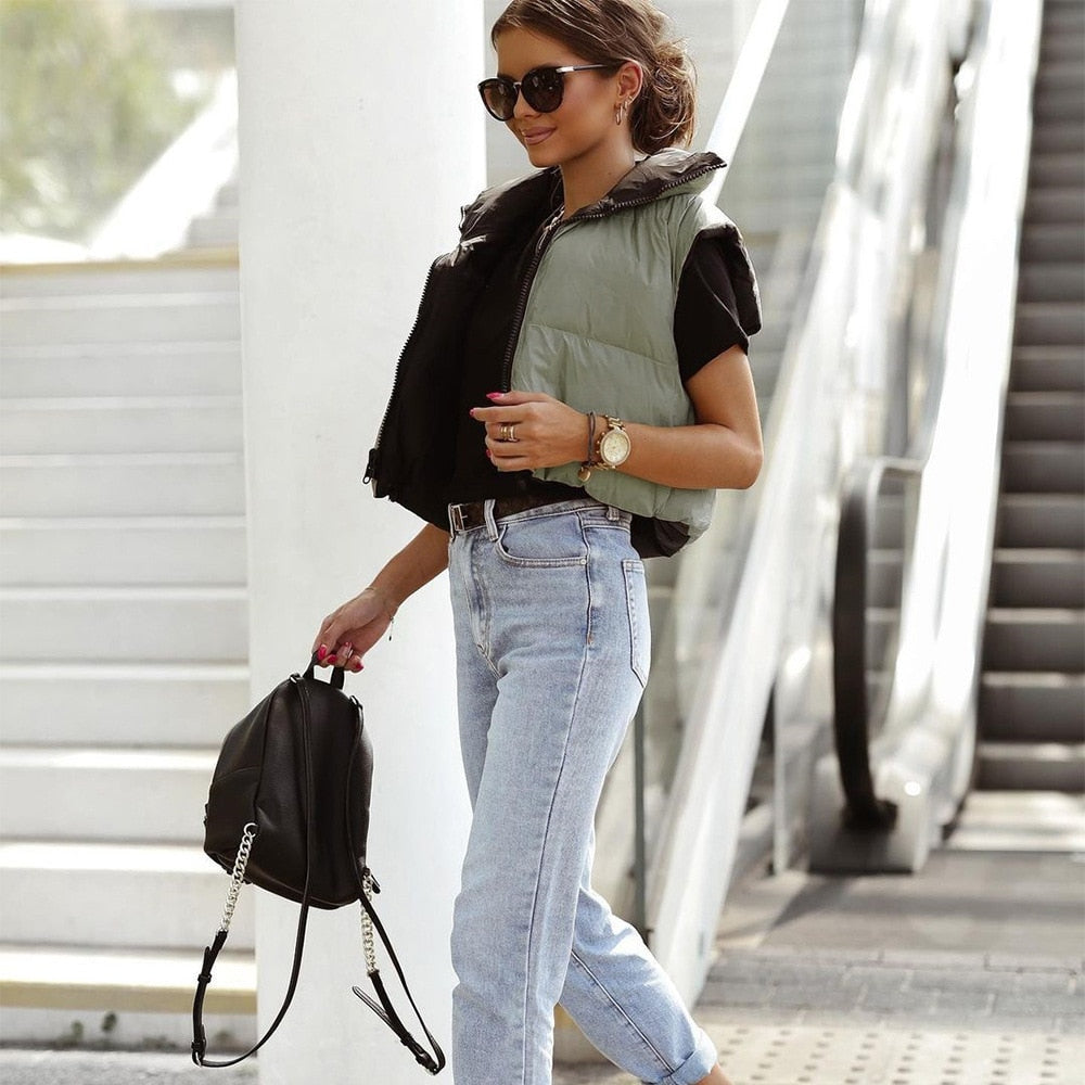 Gilet matelassé élégant pour femme