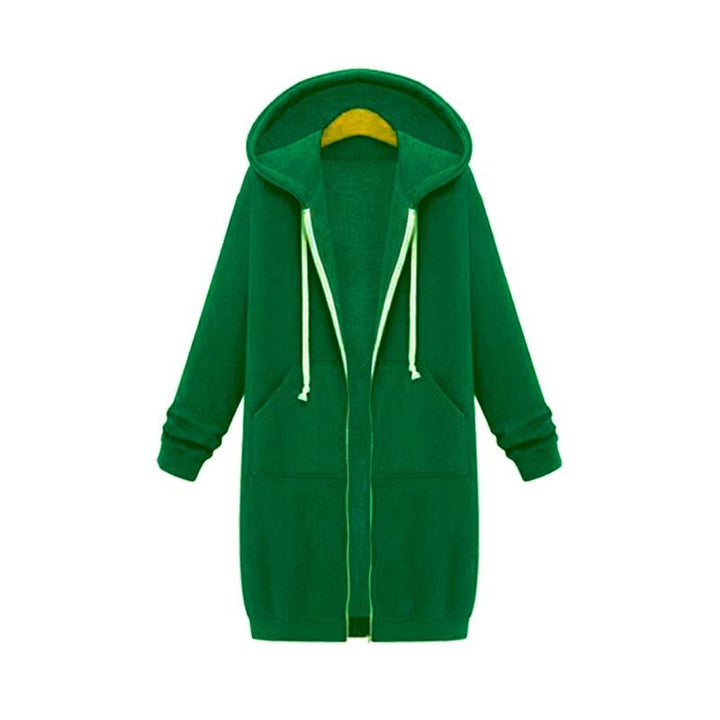 Veste sweat femme longue et élégante
