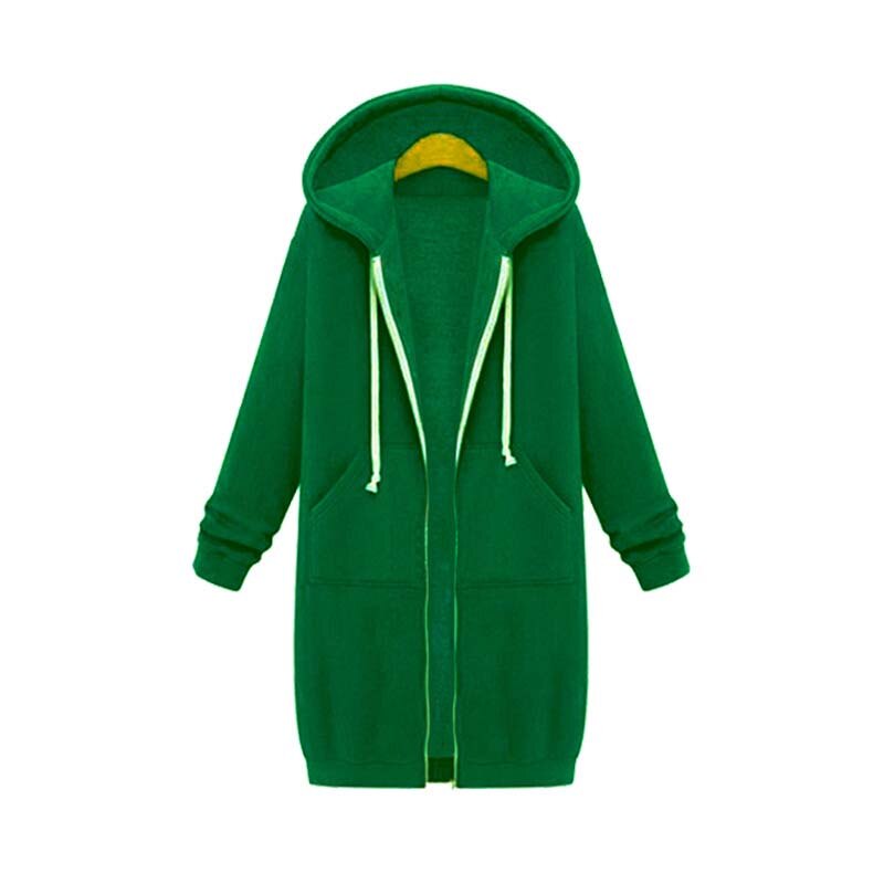 Veste femme stylée en design sweat-shirt long