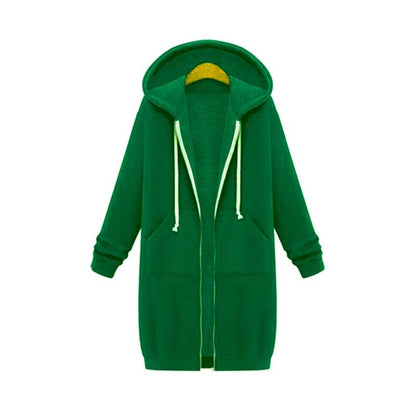 Veste femme stylée en design sweat-shirt long