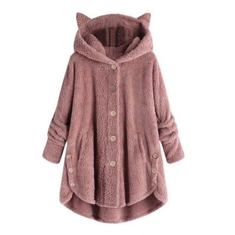 Veste pour chat douce doublée de peluche chaude