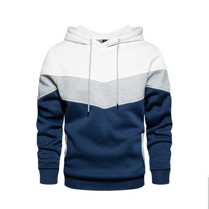 Hoodie homme confortable en coton mélangé