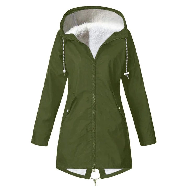 Veste polaire imperméable Femme Chaude et Confortable Automne Hiver