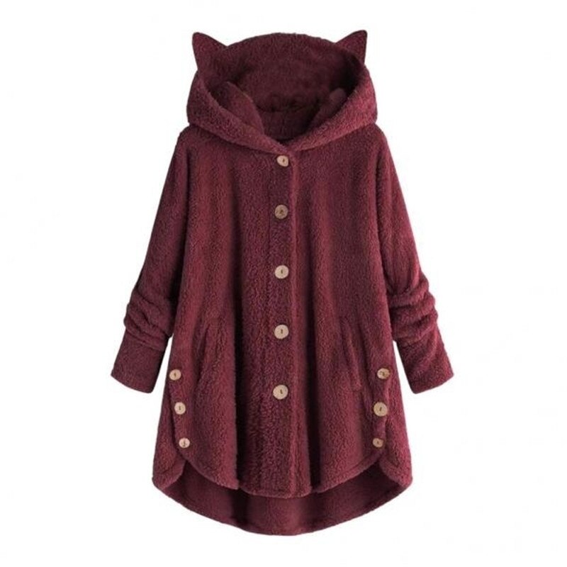 Veste pour chat douce doublée de peluche chaude