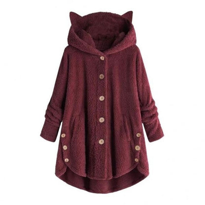 Veste pour chat douce doublée de peluche chaude