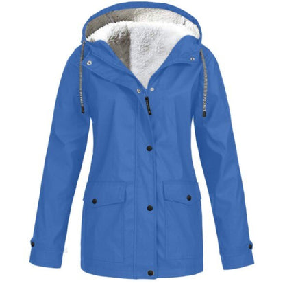 Veste d'extérieur imperméable doublée chaude