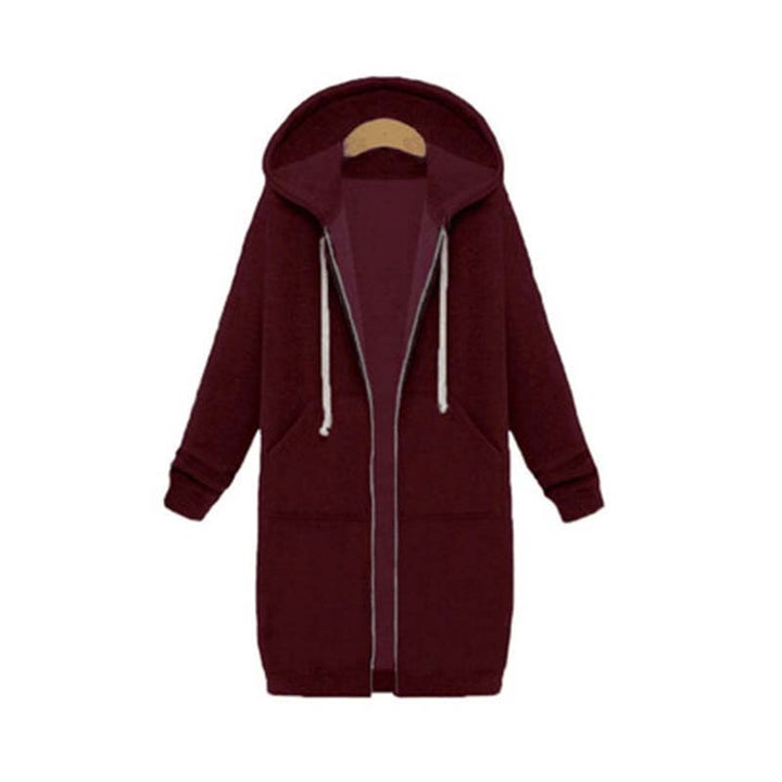 Veste femme stylée en design sweat-shirt long