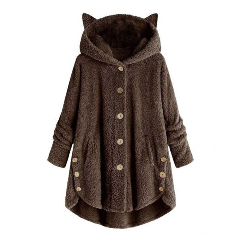 Veste pour chat douce doublée de peluche chaude