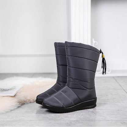 Bottes d'hiver pour femmes, chaudes et légères